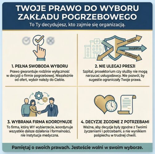 Twoje prawo do wyboru zakładu pogrzebowego