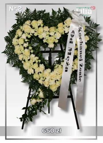Wieniec serce jasne 650 zł